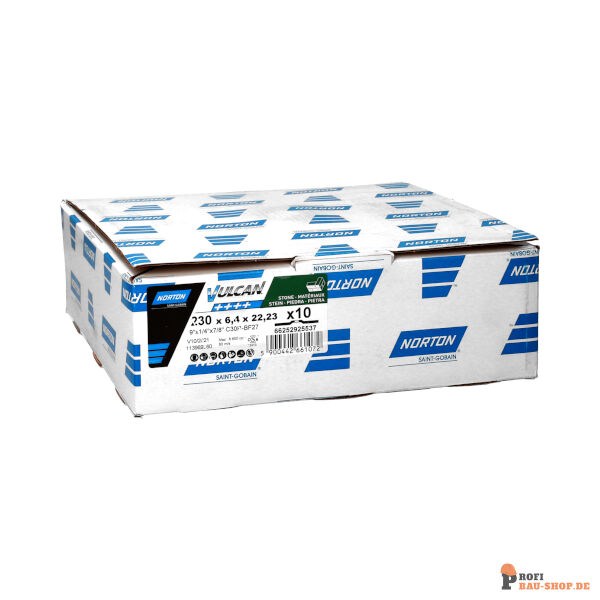 nortonschleifmittel/NORTON_schleifmittel_66252925537 Norton VULCAN  Portable grinding wheels 230x6.4x22.2mm 30 GRIT_122584